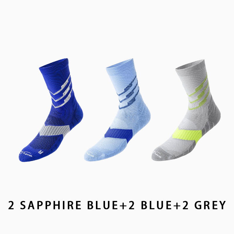 Men's Marathon Running Socks（6 pairs）