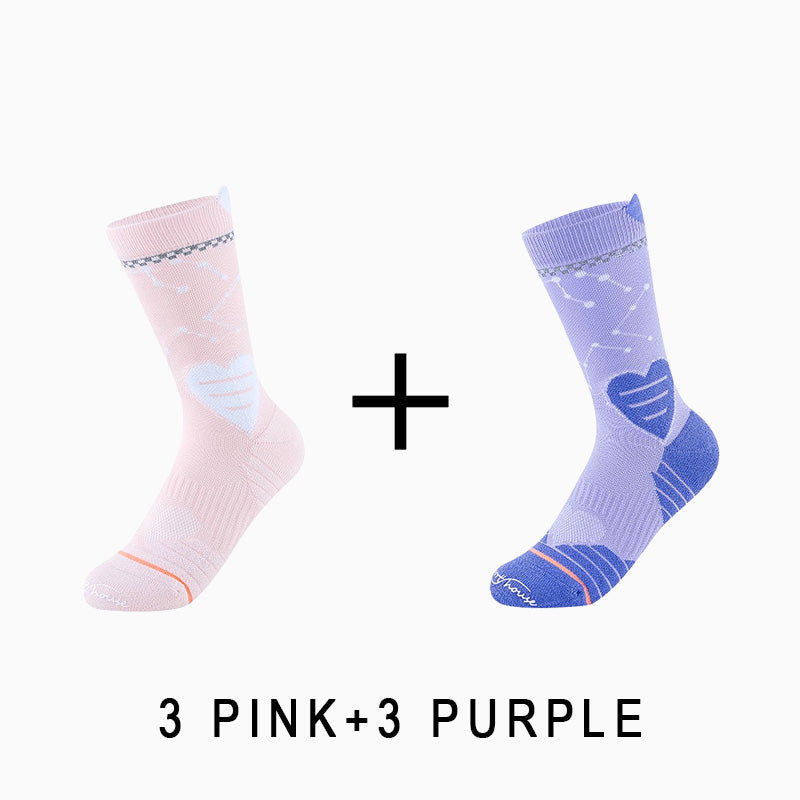 Women's Professional Breathable Cycling Socks（6 pairs）