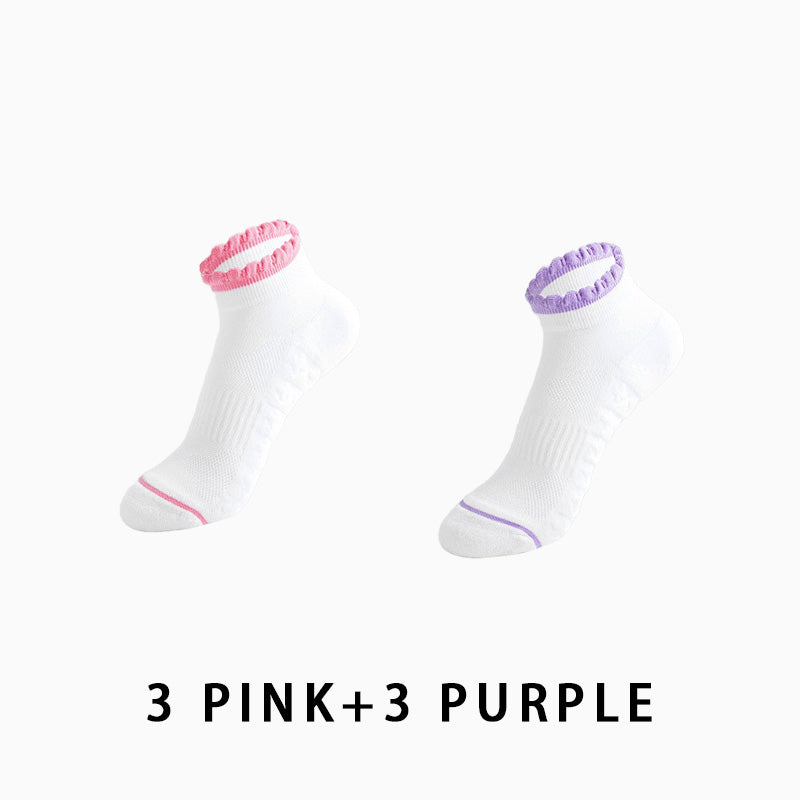 Women's Low Cut Running Socks（6 pairs）