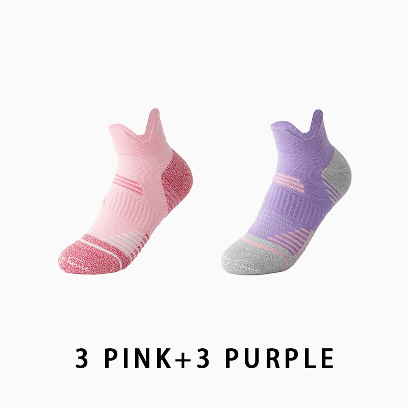 Marathon Low Cut Women Running Socks（6 pairs）