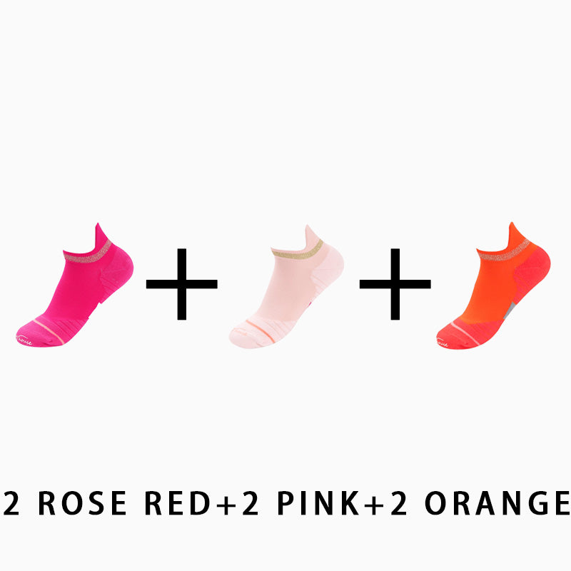 Women's Low Cut Running Socks(6 pairs）