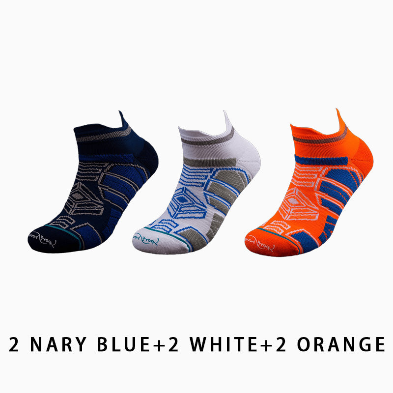 Breathable Men's Running Compression Socks（6 pairs）