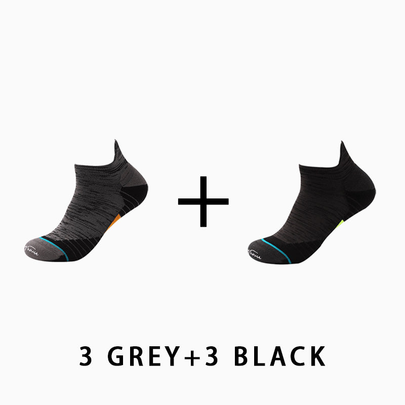 Profession Thin Men's Running Socks（6 pairs）