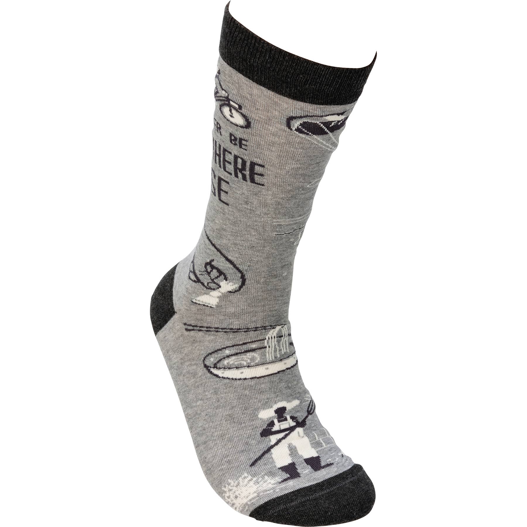 “I'd Rather Be Anywhere Else” Unisex Socks
