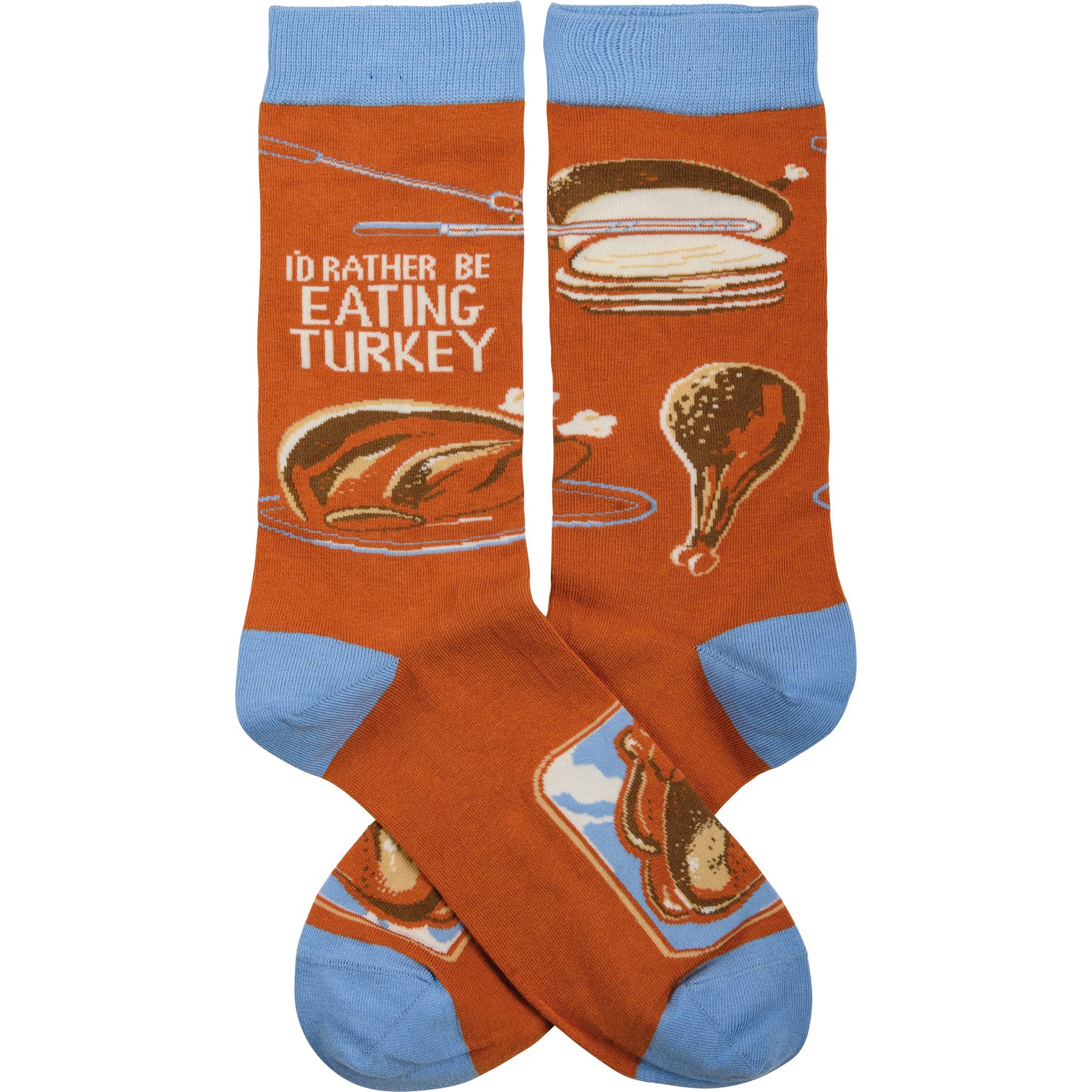 "I'd Rather Be Eating Turkey" Unisex Socks