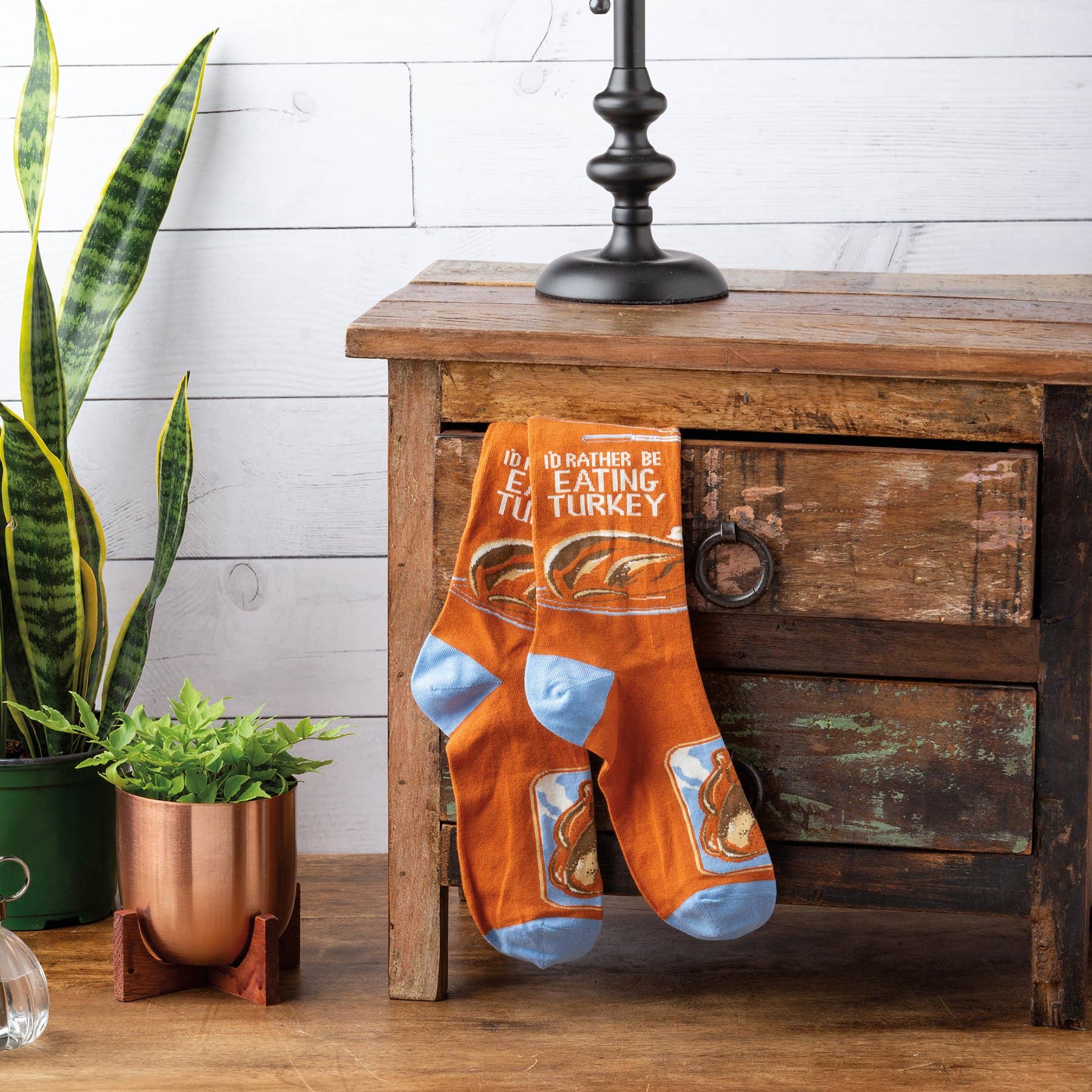 "I'd Rather Be Eating Turkey" Unisex Socks