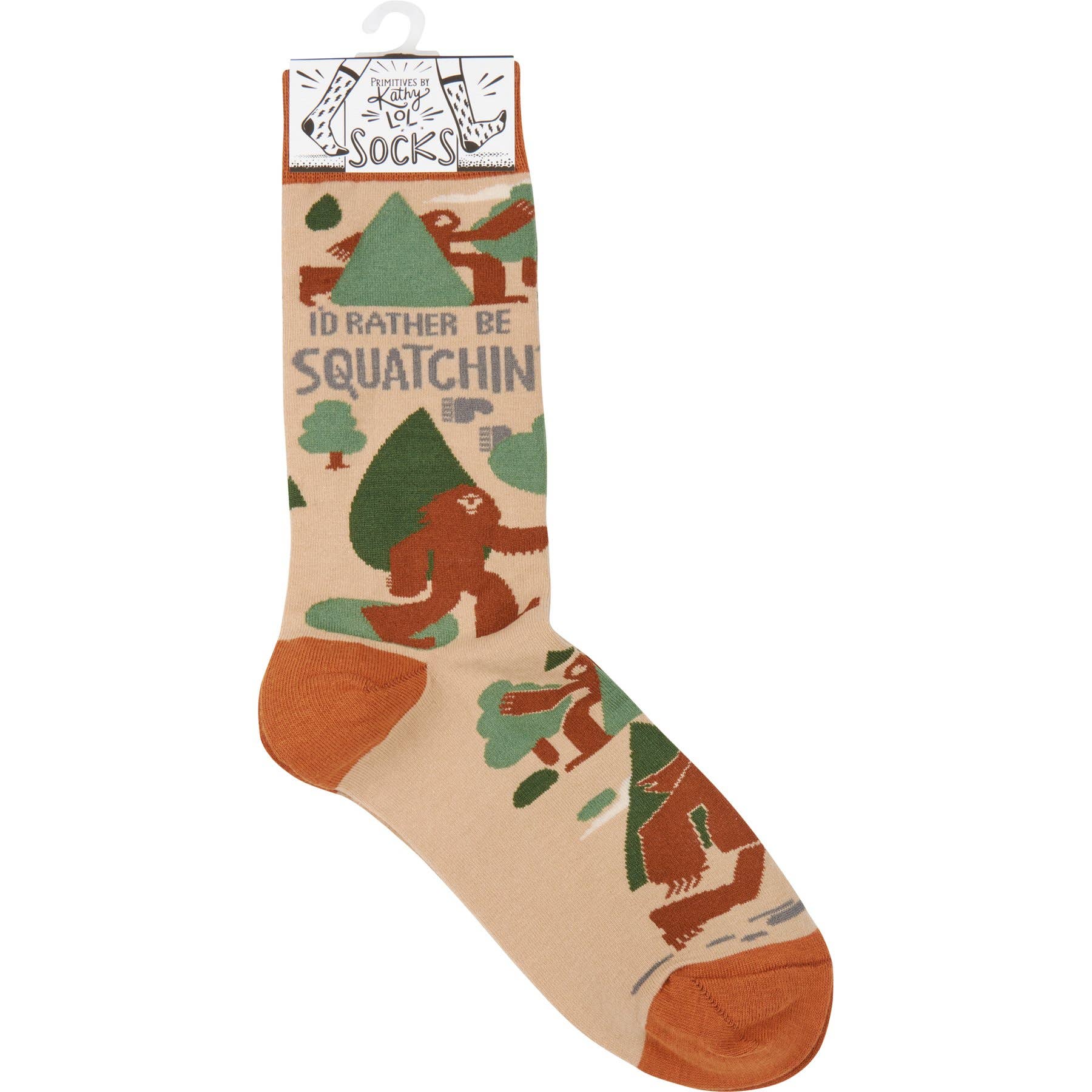 “I'd Rather Be Squatchin'” Unisex Socks