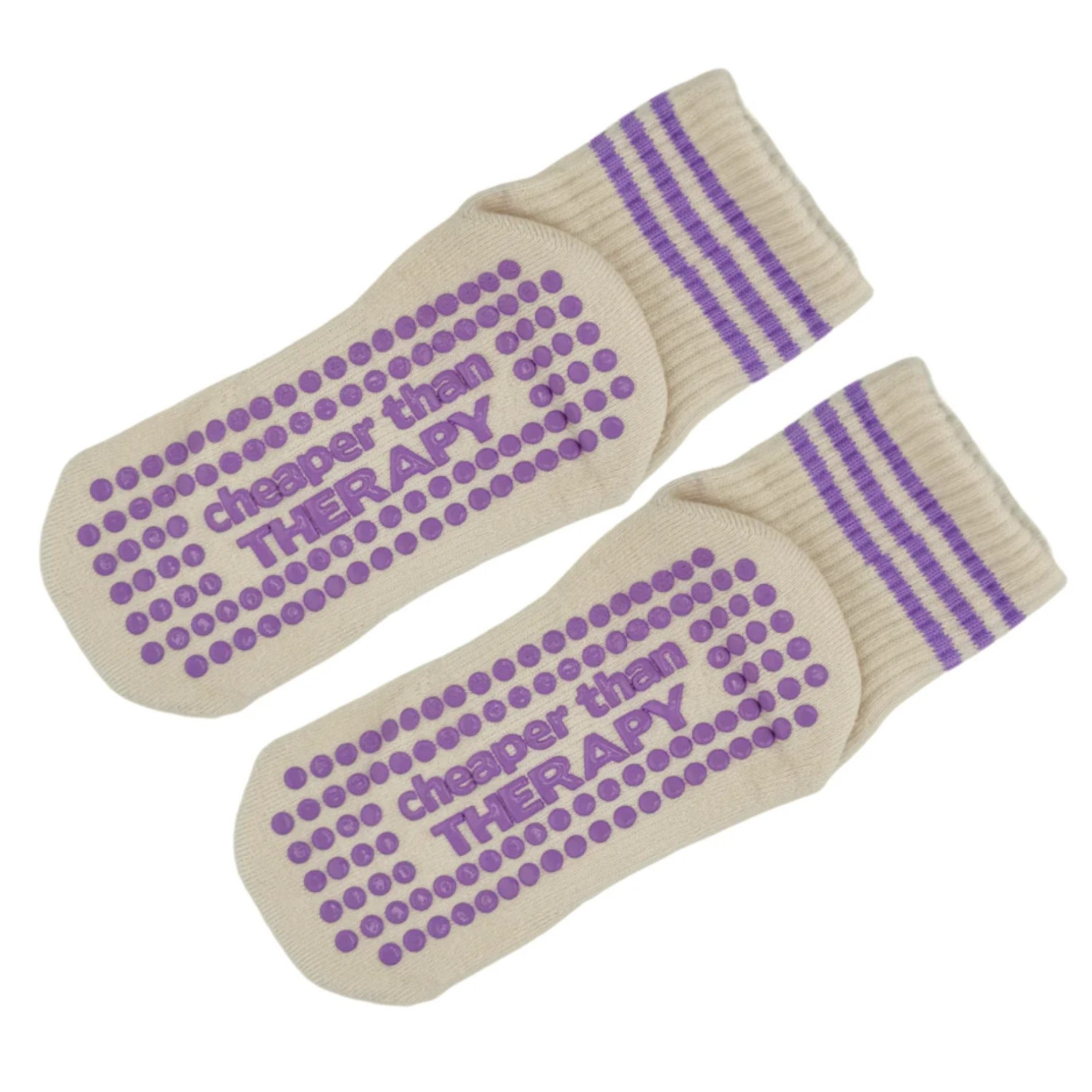 Cheaper Than Therapy Ankle Grip Socks (Barre / Pilates)
