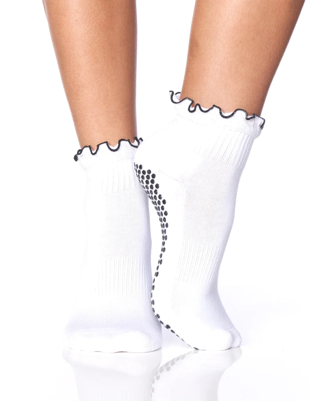 The Ruffle Grip Sock (Barre/Pilates)