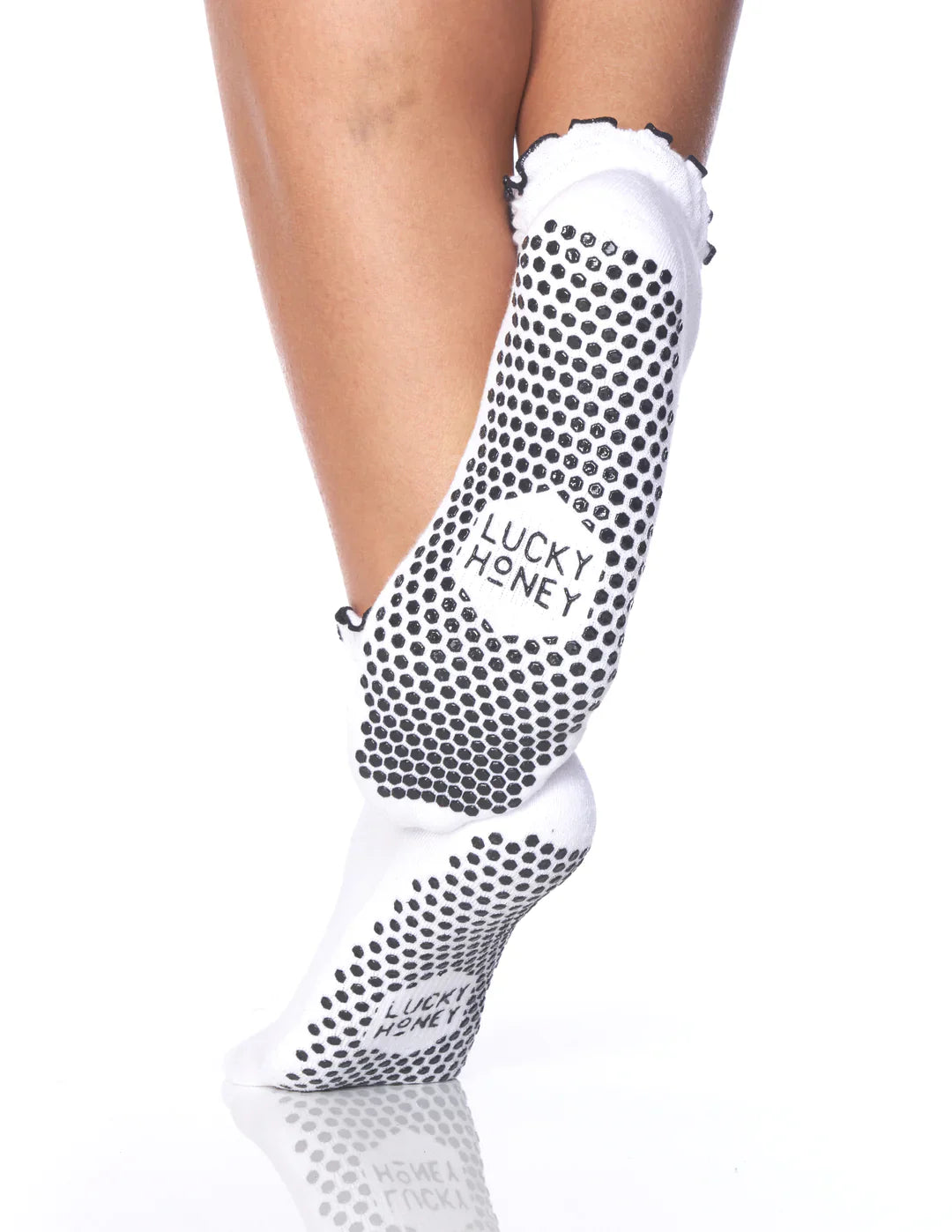 The Ruffle Grip Sock (Barre/Pilates)