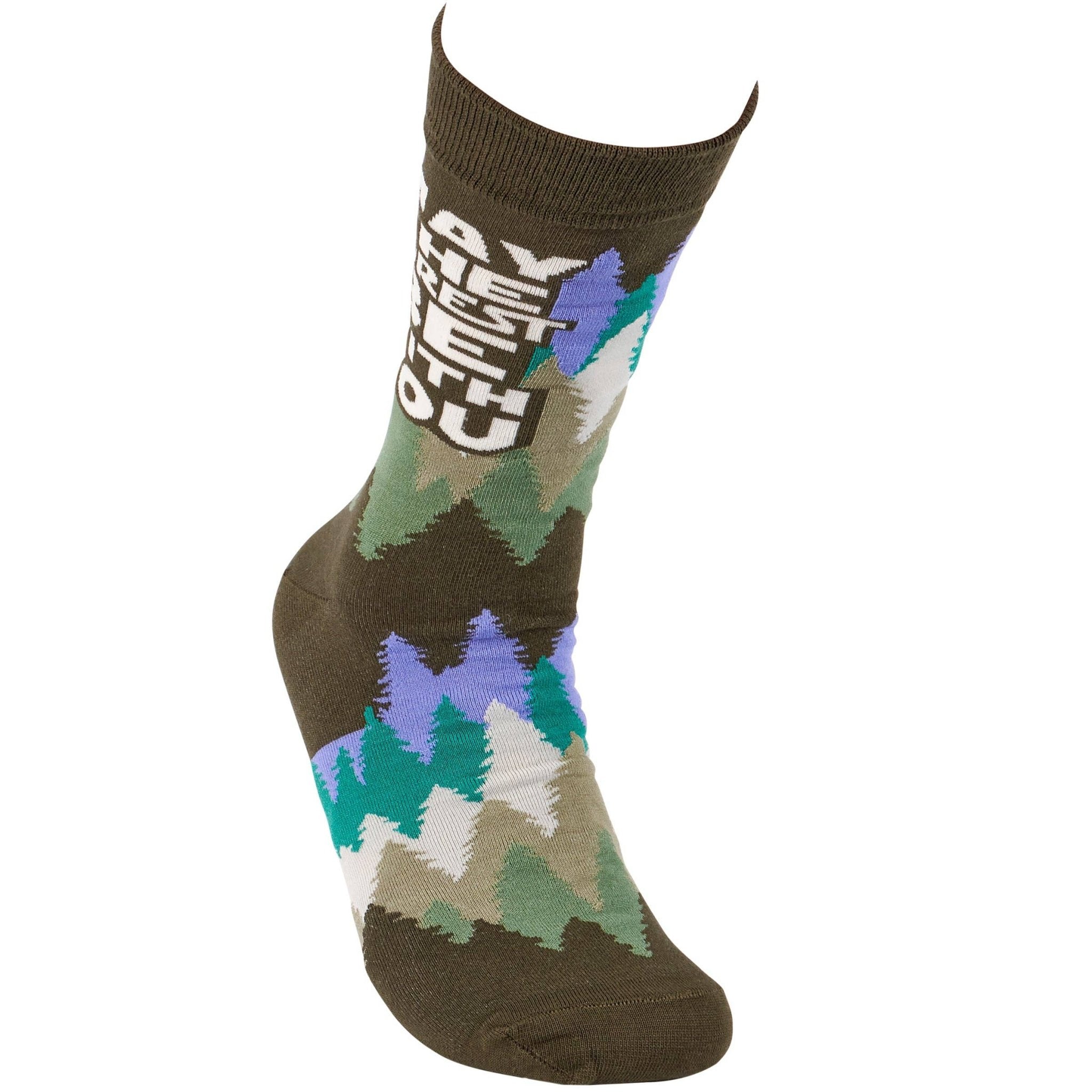 “May The Forest Be With You” Socks