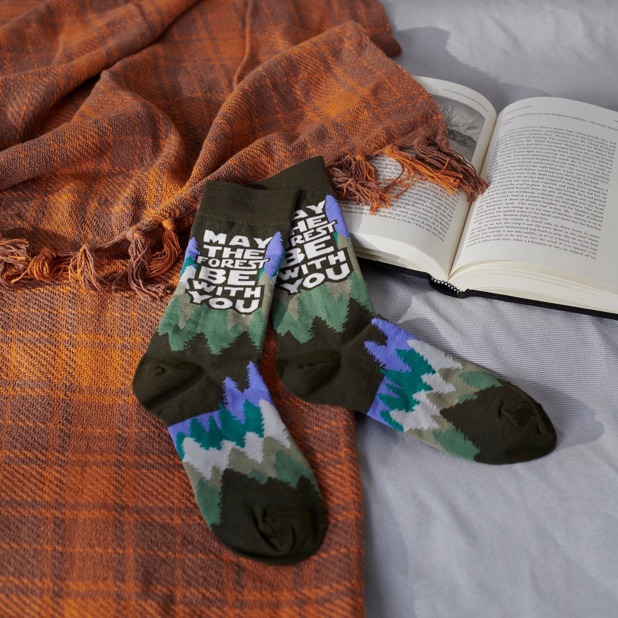 “May The Forest Be With You” Socks