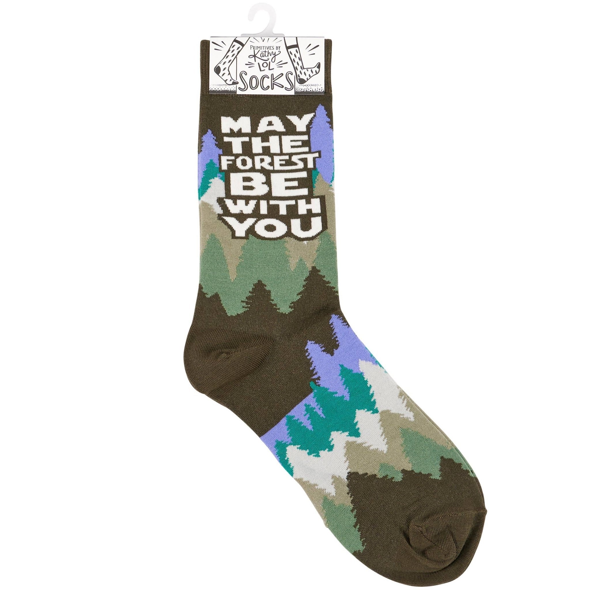 “May The Forest Be With You” Socks