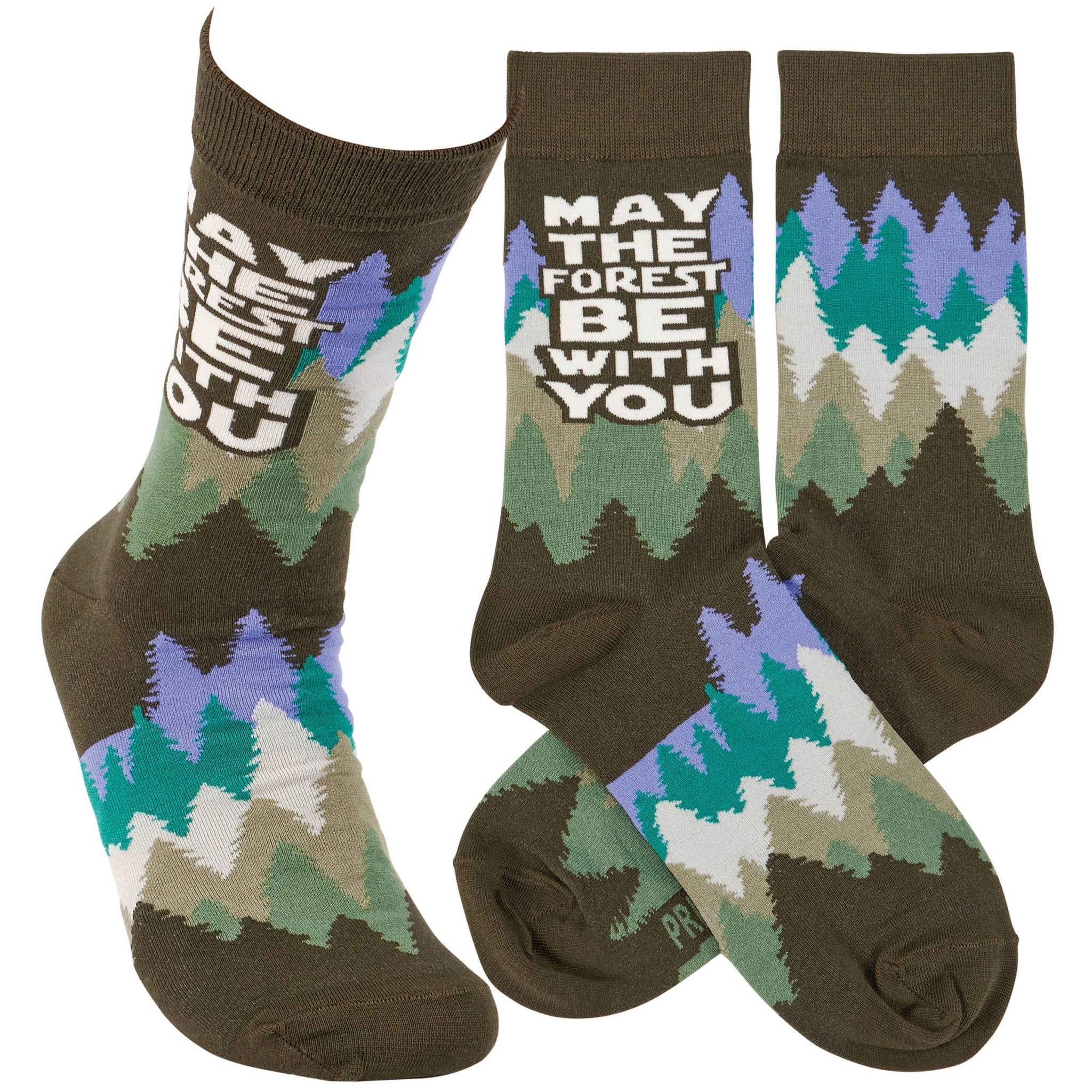 “May The Forest Be With You” Socks