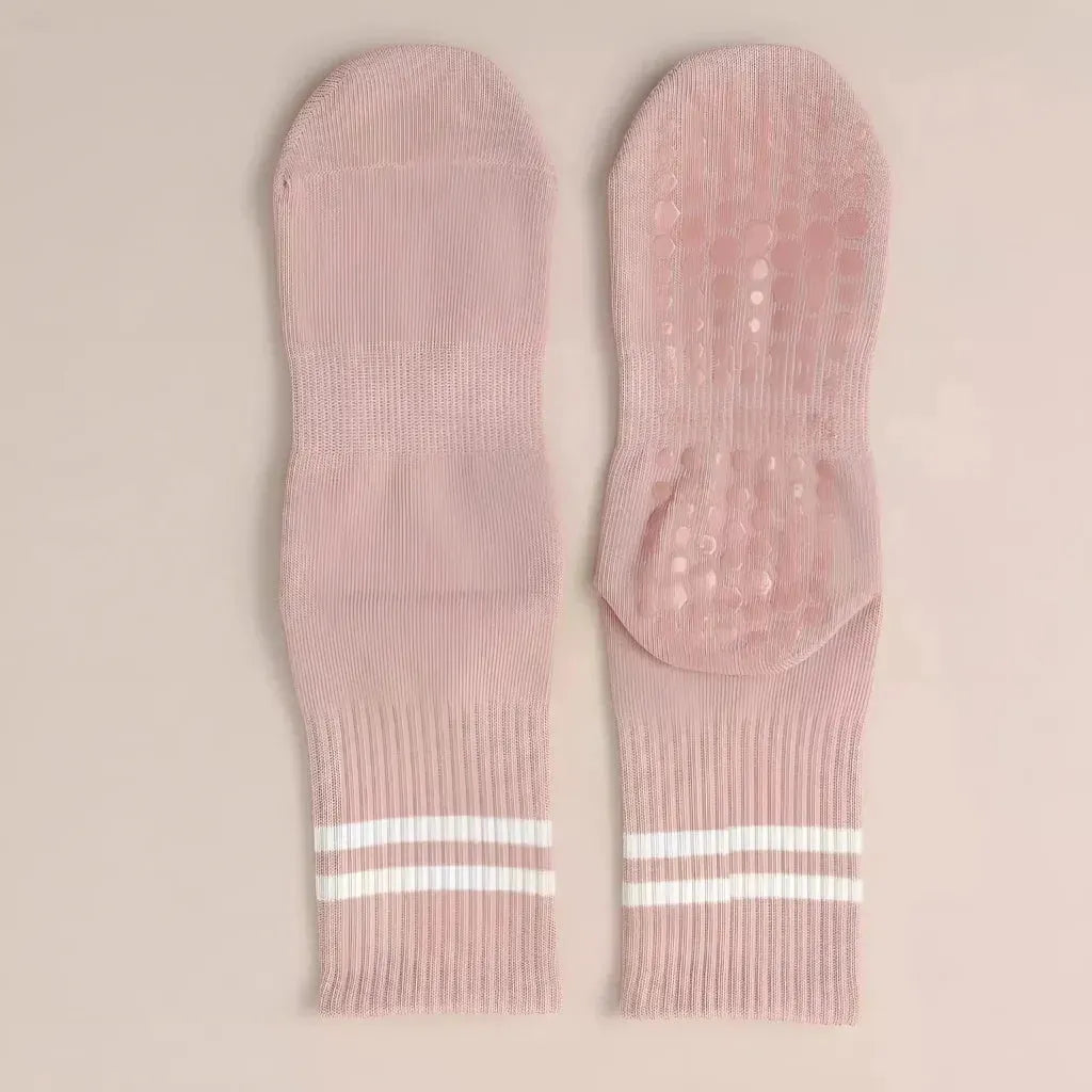 Mid Calf Grippy Socks Yoga For Year Round Comfort