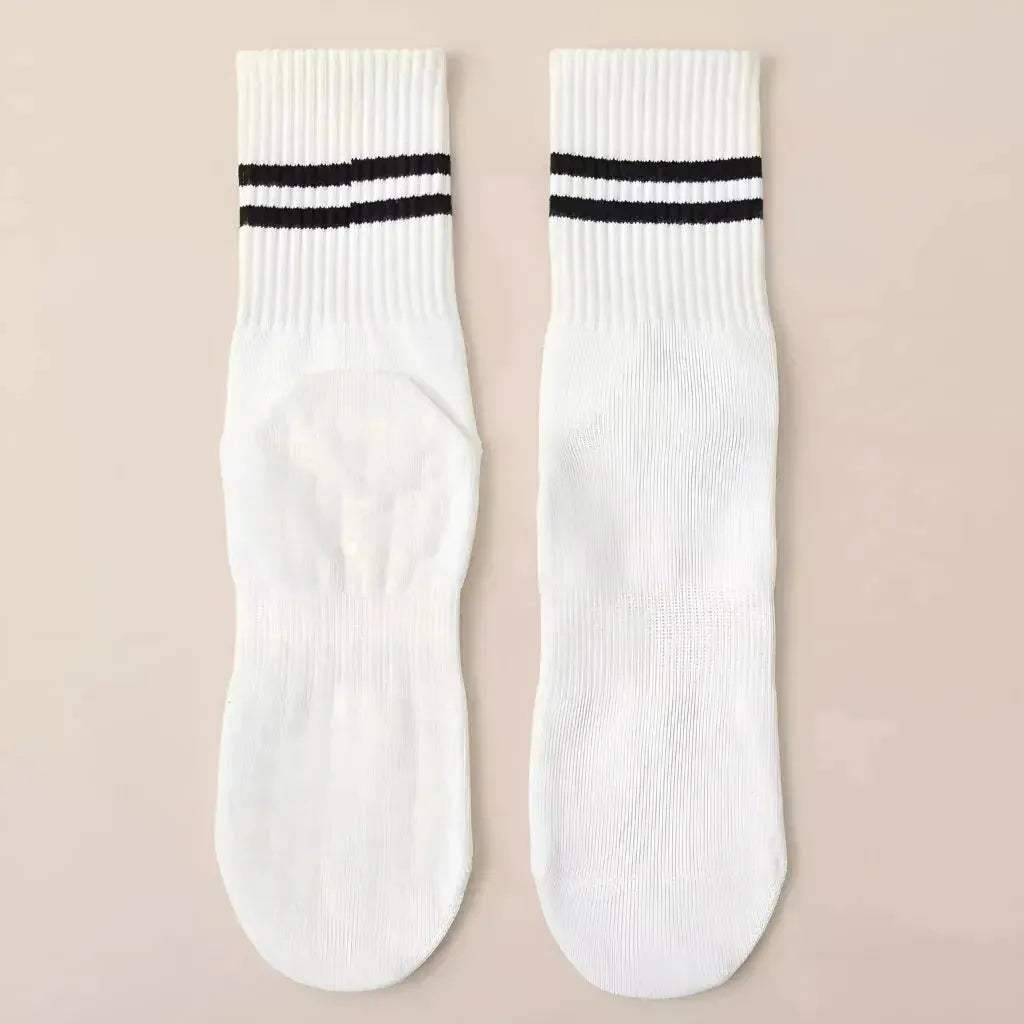 Mid Calf Grippy Socks Yoga For Year Round Comfort