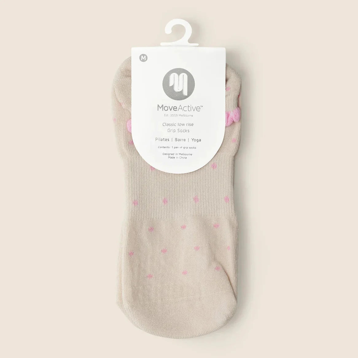 Classic Grip Socks - Polka Ruffle (Barre / Pilates)