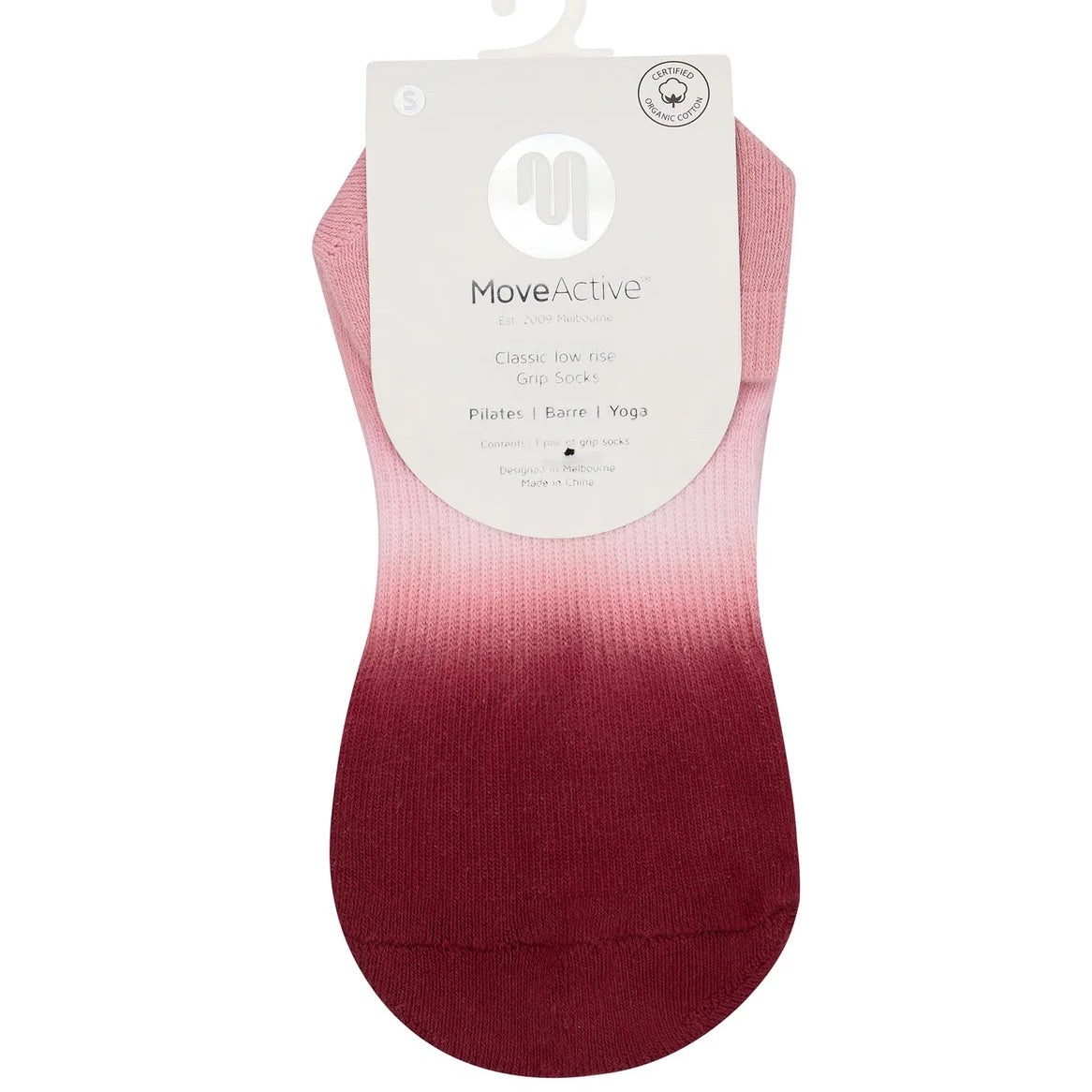 Classic Low Rise Grip Socks - Ombre Tie-Dye (Barre / Pilates)