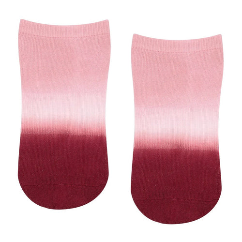 Classic Low Rise Grip Socks - Ombre Tie-Dye (Barre / Pilates)