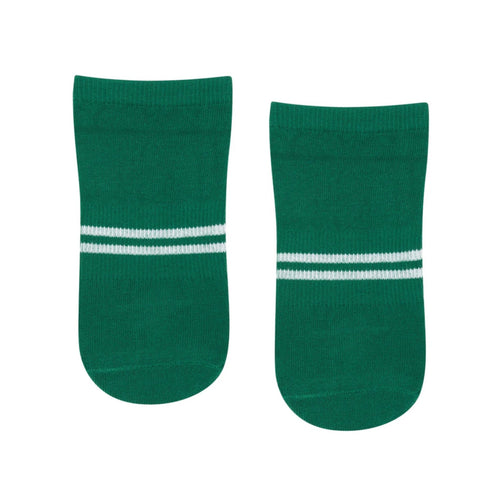 Classic Low Rise Striped Grip Socks - (Barre / Pilates)