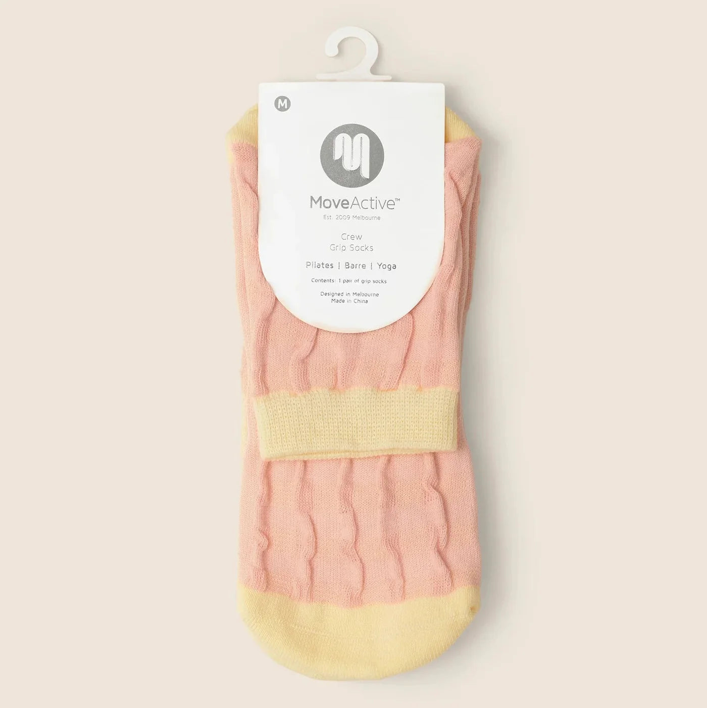 Crew Grip Socks - Gingham (Barre / Pilates)