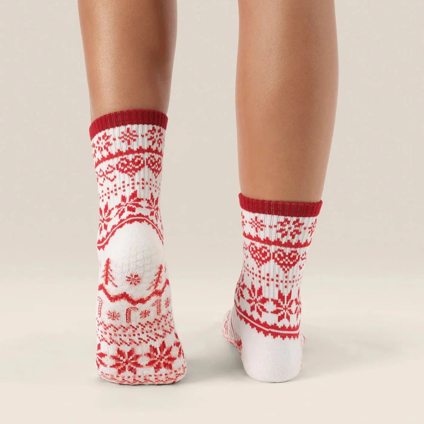 Crew Grip Socks - Nordic Noel (Barre / Pilates)