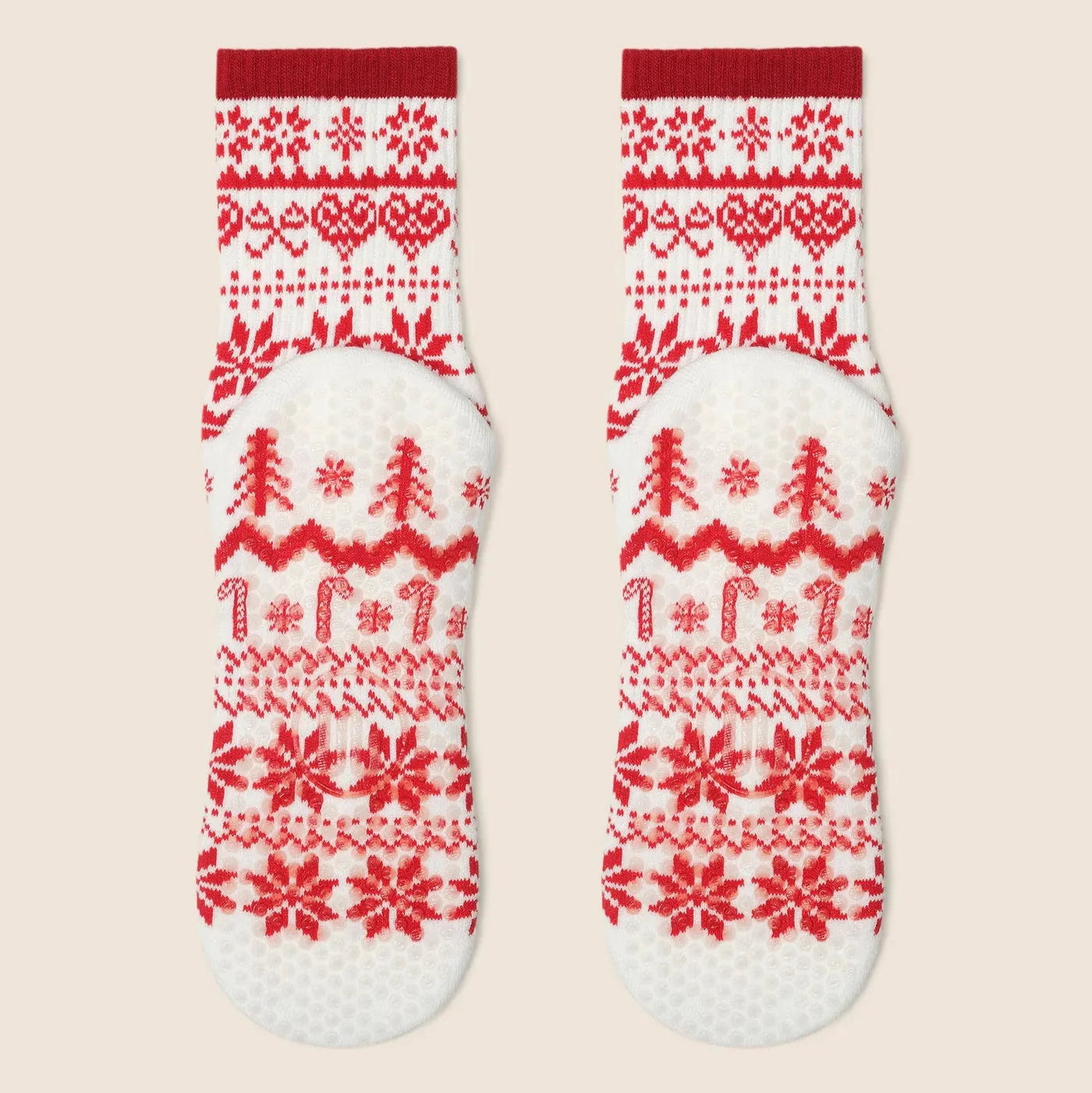 Crew Grip Socks - Nordic Noel (Barre / Pilates)