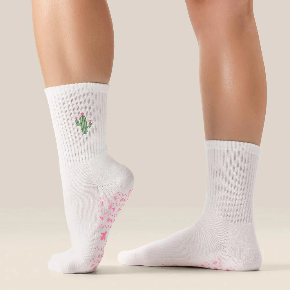 Crew Grip Socks - Señorita Spike (Barre / Pilates)