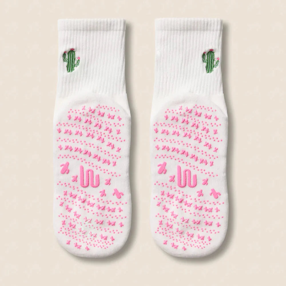Crew Grip Socks - Señorita Spike (Barre / Pilates)