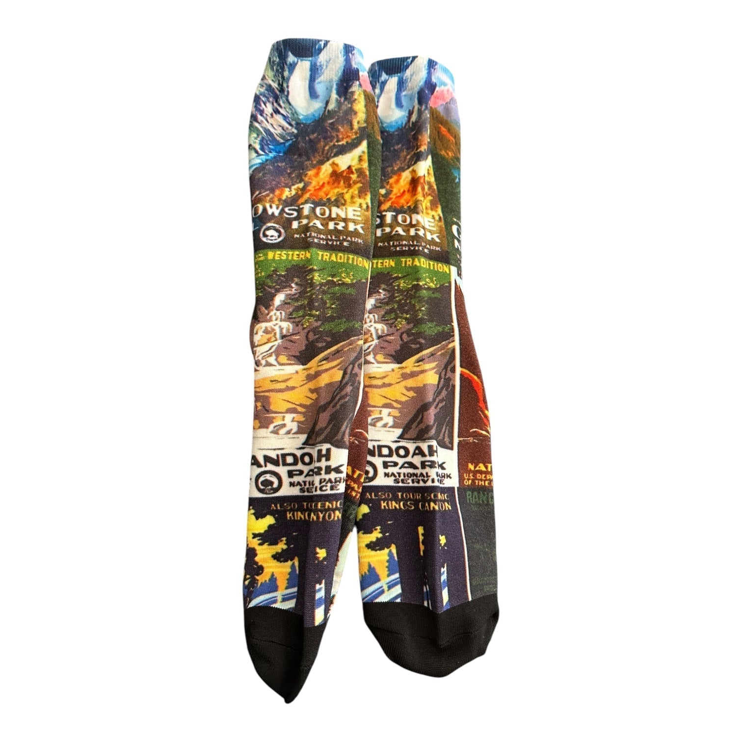 National Park Vintage Themed Unisex Socks