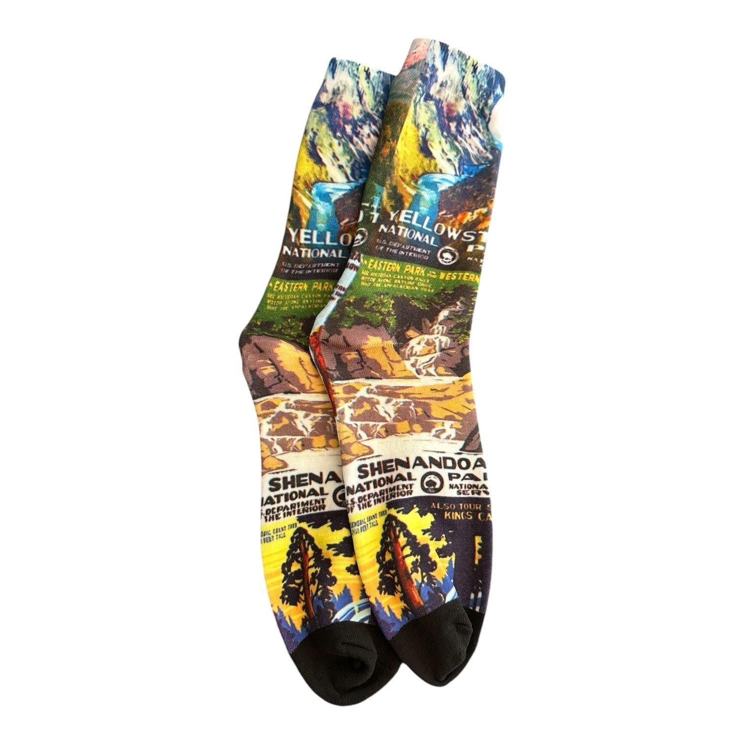 National Park Vintage Themed Unisex Socks