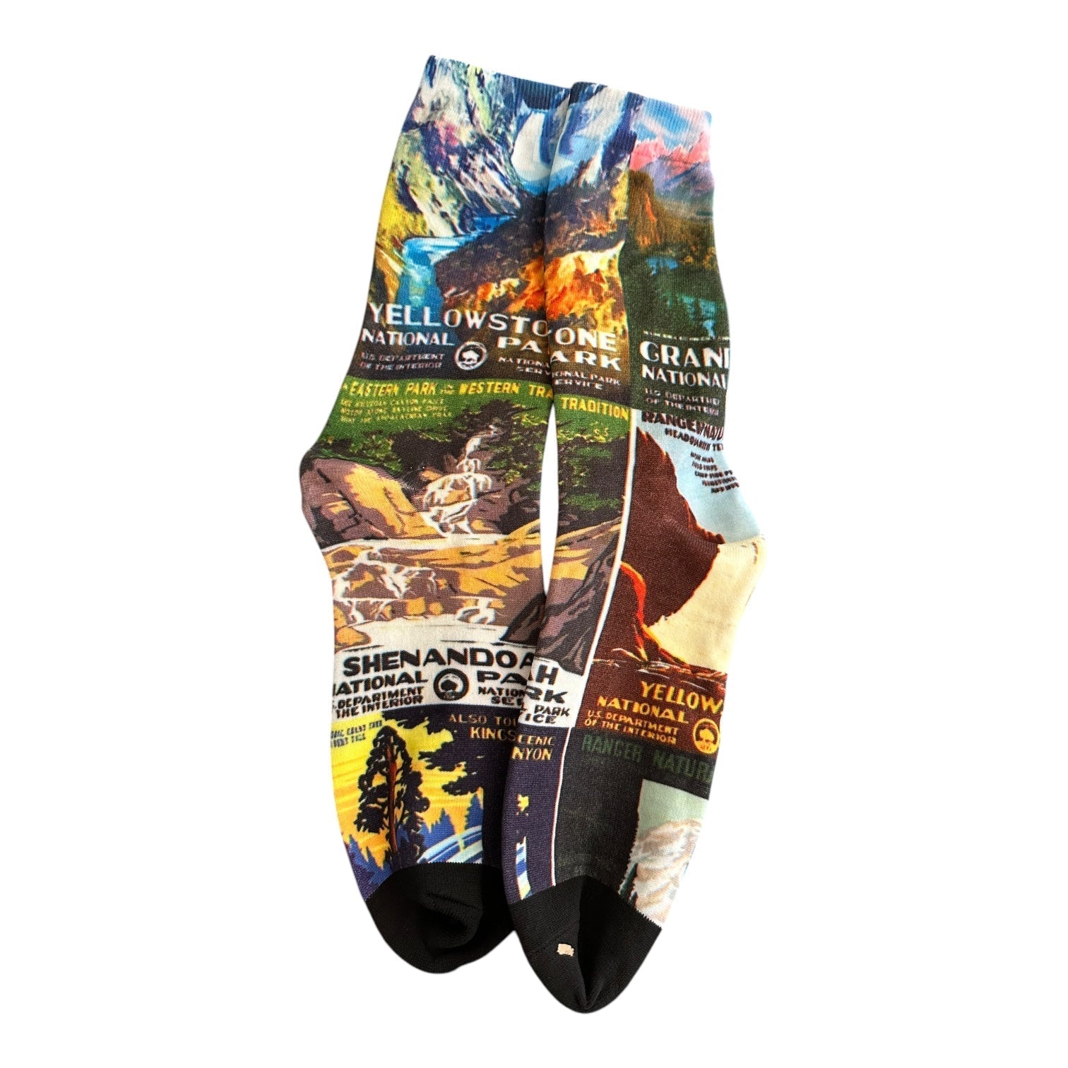 National Park Vintage Themed Unisex Socks