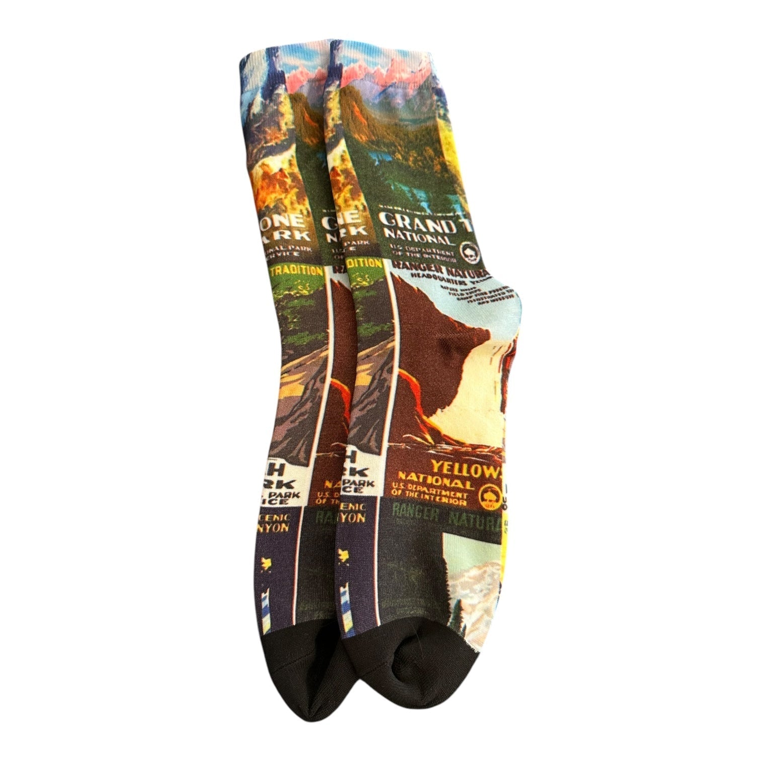 National Park Vintage Themed Unisex Socks
