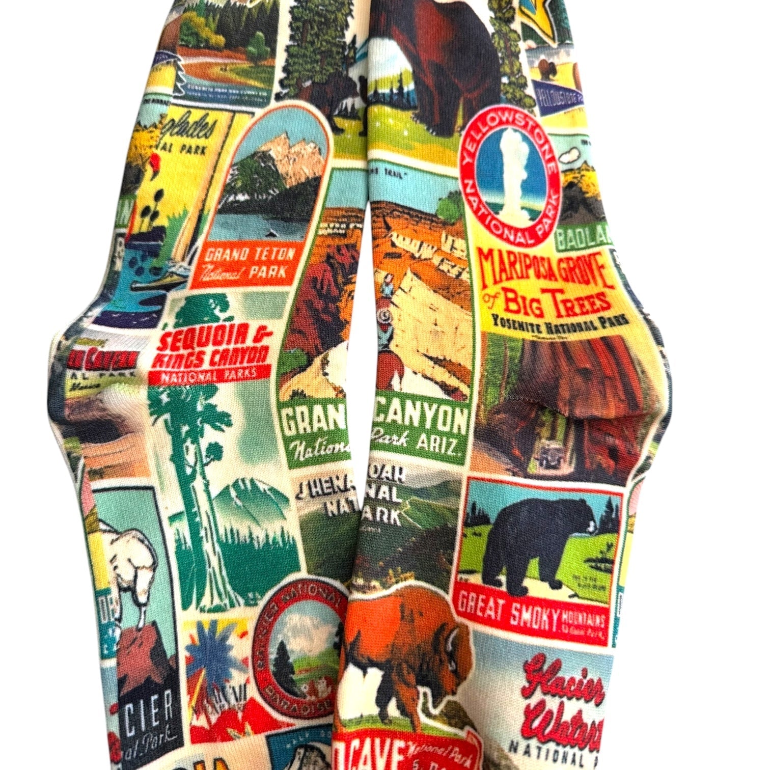 National Park Vintage Themed Unisex Socks