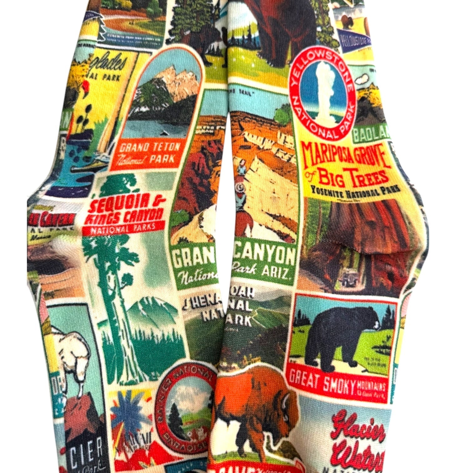 National Park Vintage Themed Unisex Socks