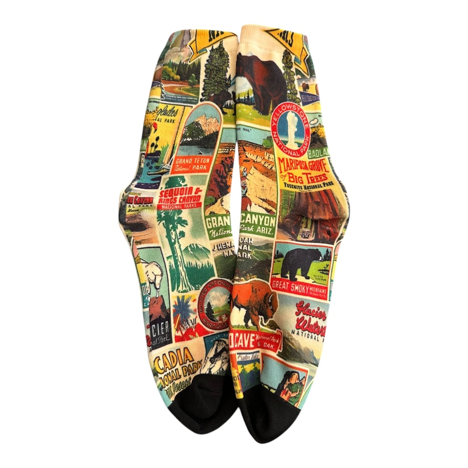 National Park Vintage Themed Unisex Socks