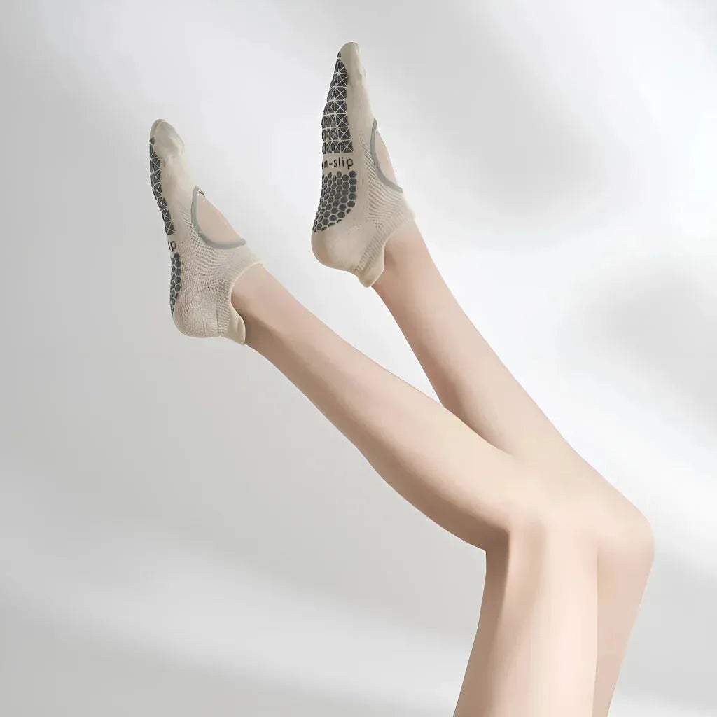 Non Slip Yoga Socks For Women With Cotton Comfort