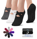 Women's YOGA Socks - Black White Gray