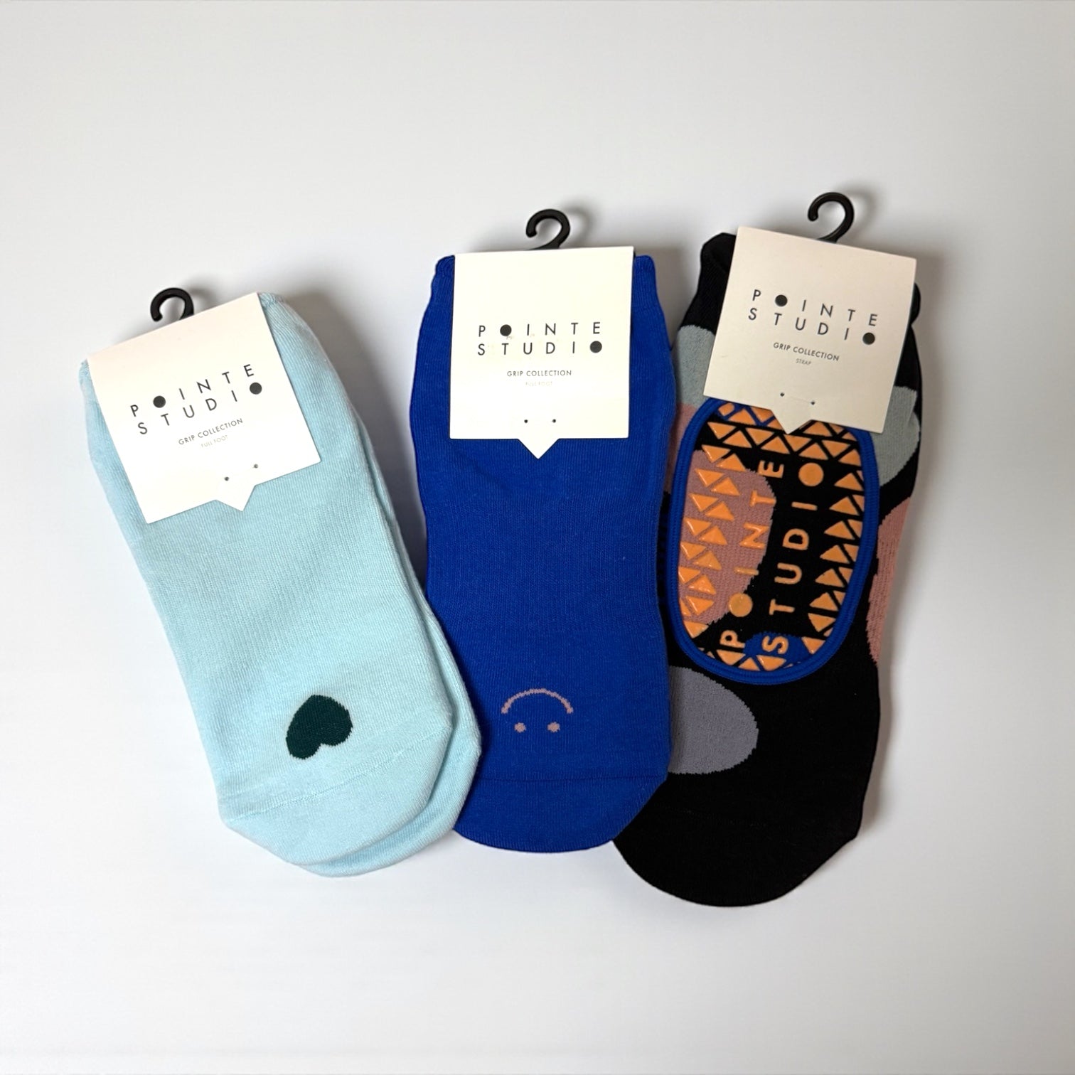 Holiday Gift Pack - Midnight Expressions Grip Socks Set of 3 (Barre / Pilates)
