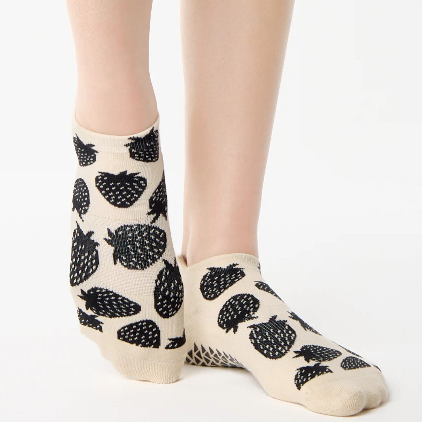 Berry Grip Socks - Barre/Pilates