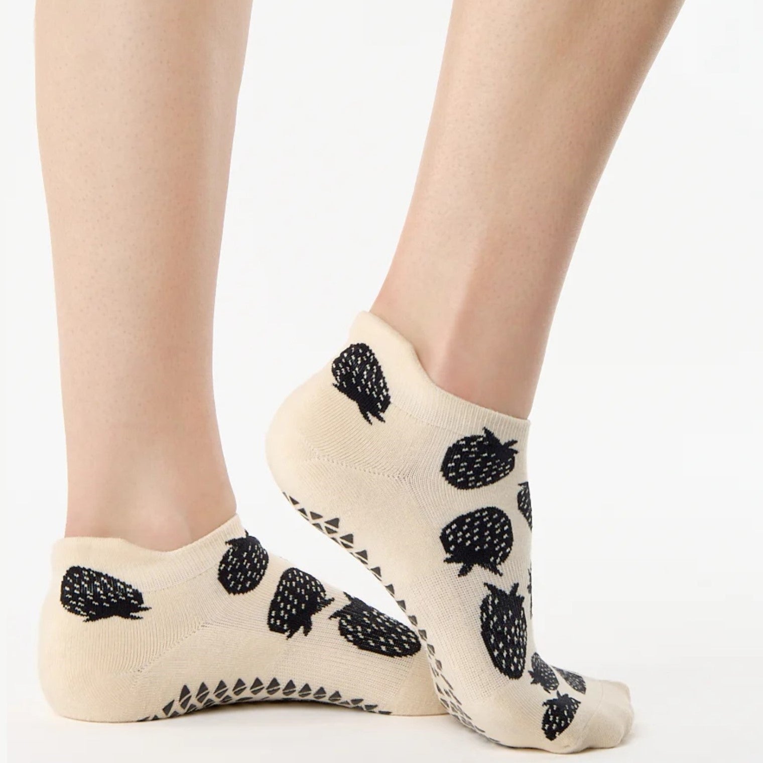 Berry Grip Socks - Barre/Pilates