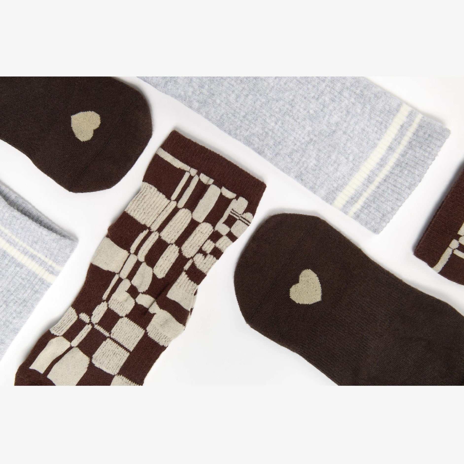 The Hot Chocolate Gift Pack - Set of 3 Grip Socks (Barre / Pilates)