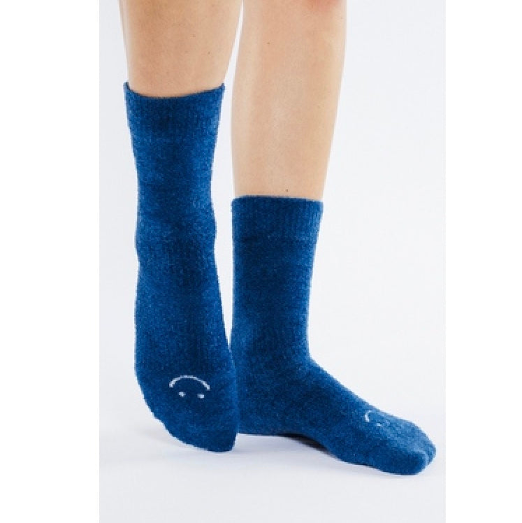 Happy Cloud Crew Grip Sock
