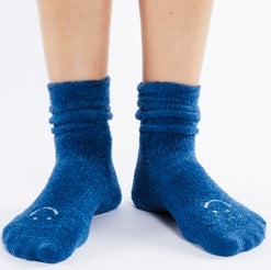 Happy Cloud Crew Grip Sock