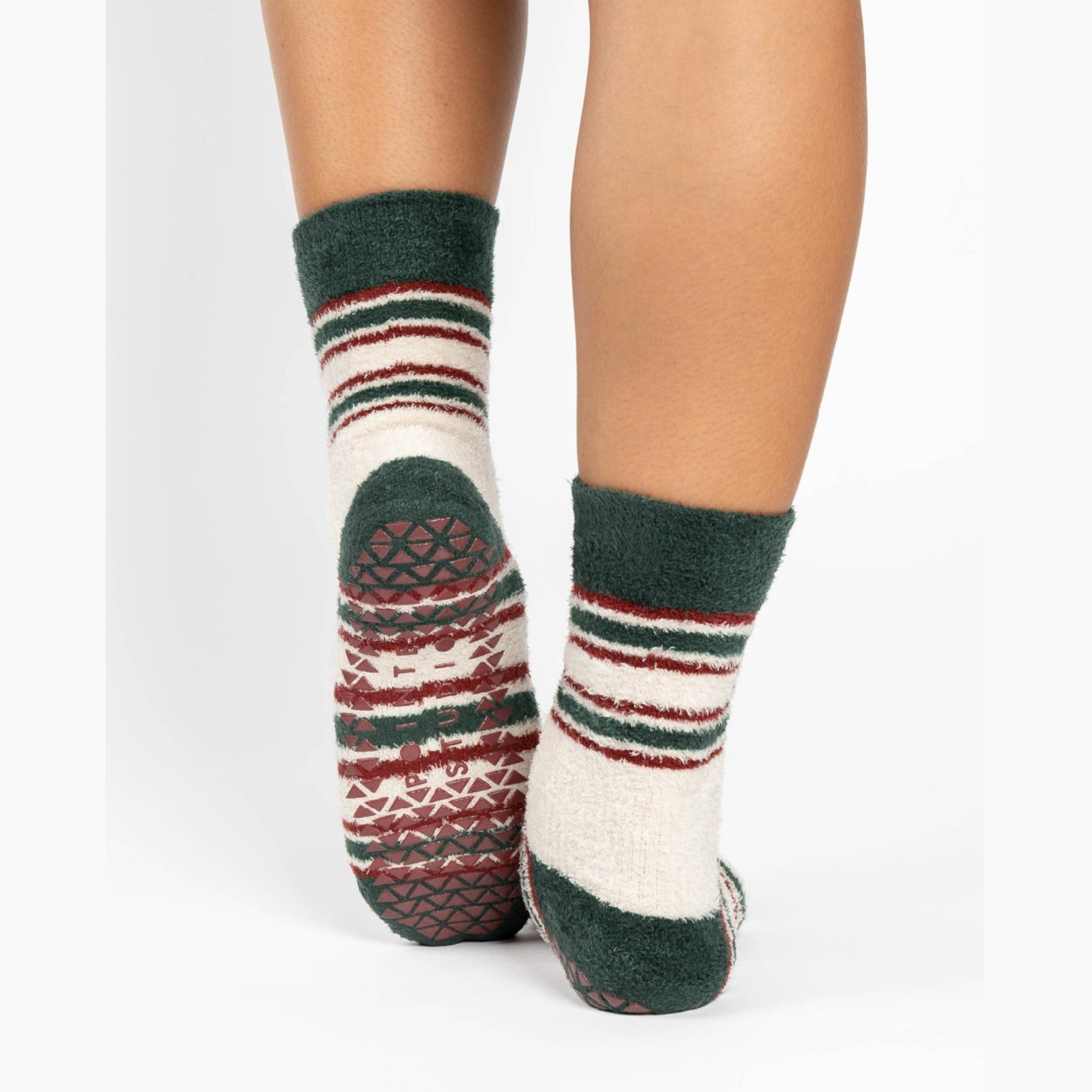 Rugby Cozy Crew Grip Sock