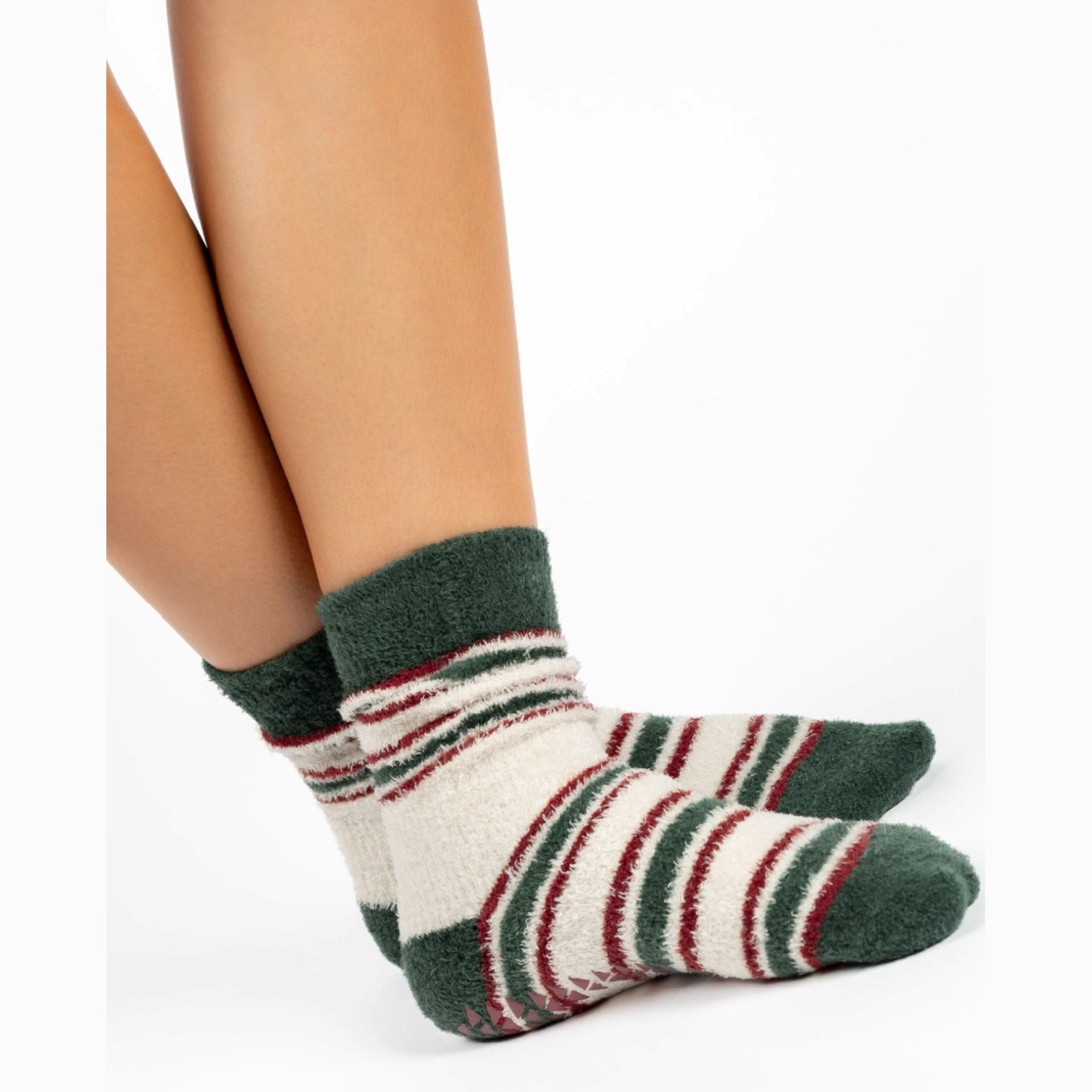 Rugby Cozy Crew Grip Sock