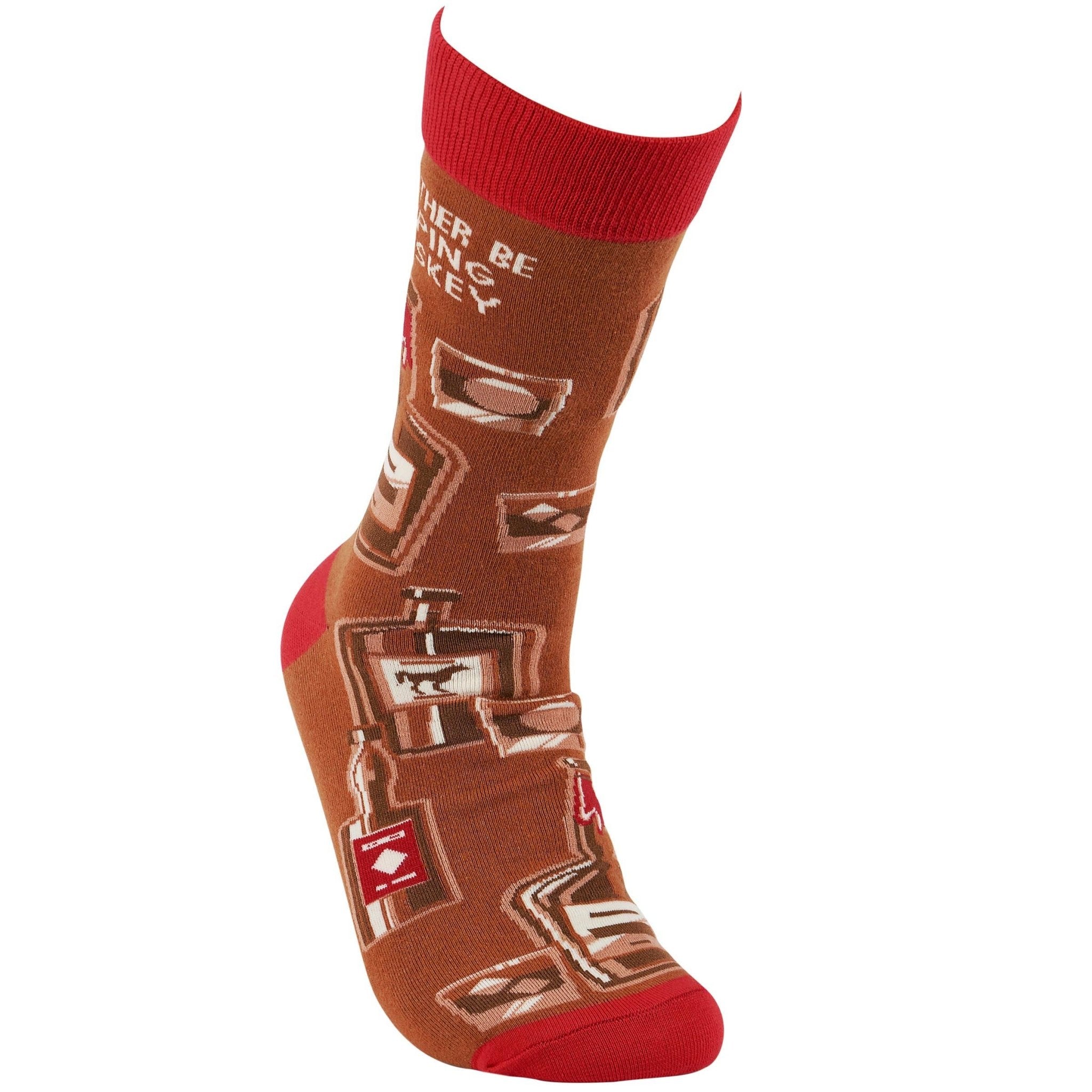 "Rather Be Sipping Whiskey" Socks
