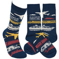 "Rather Be Traveling " Unisex Socks