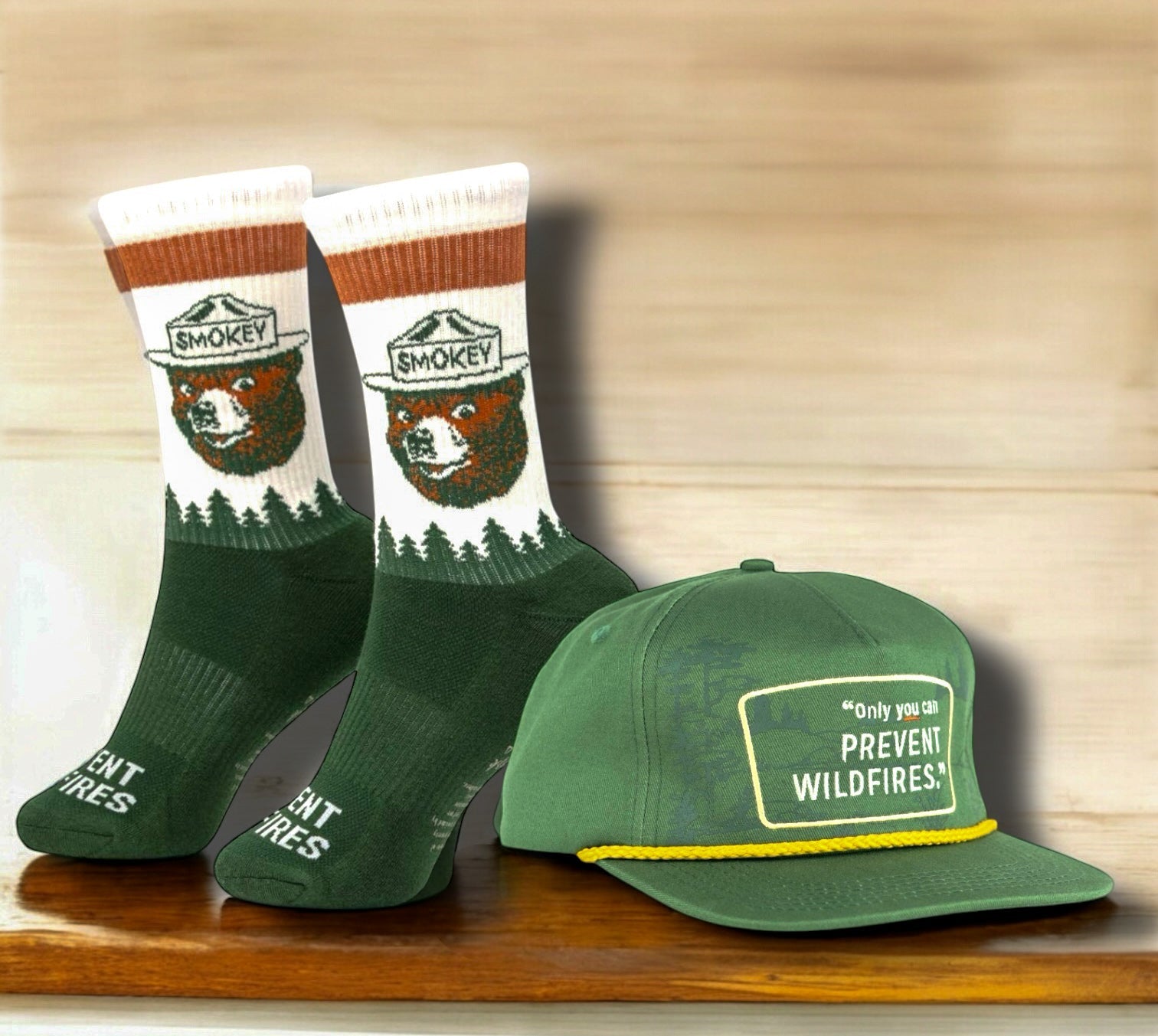 Smokey Bear "Prevent Wildfires" Unisex Socks