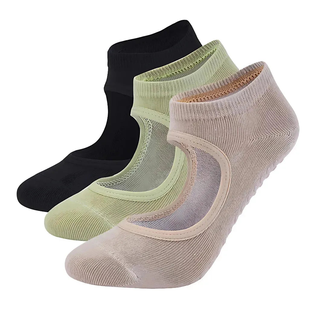 Sticky Socks Barre With Non Slip Grip And Soft Cotton